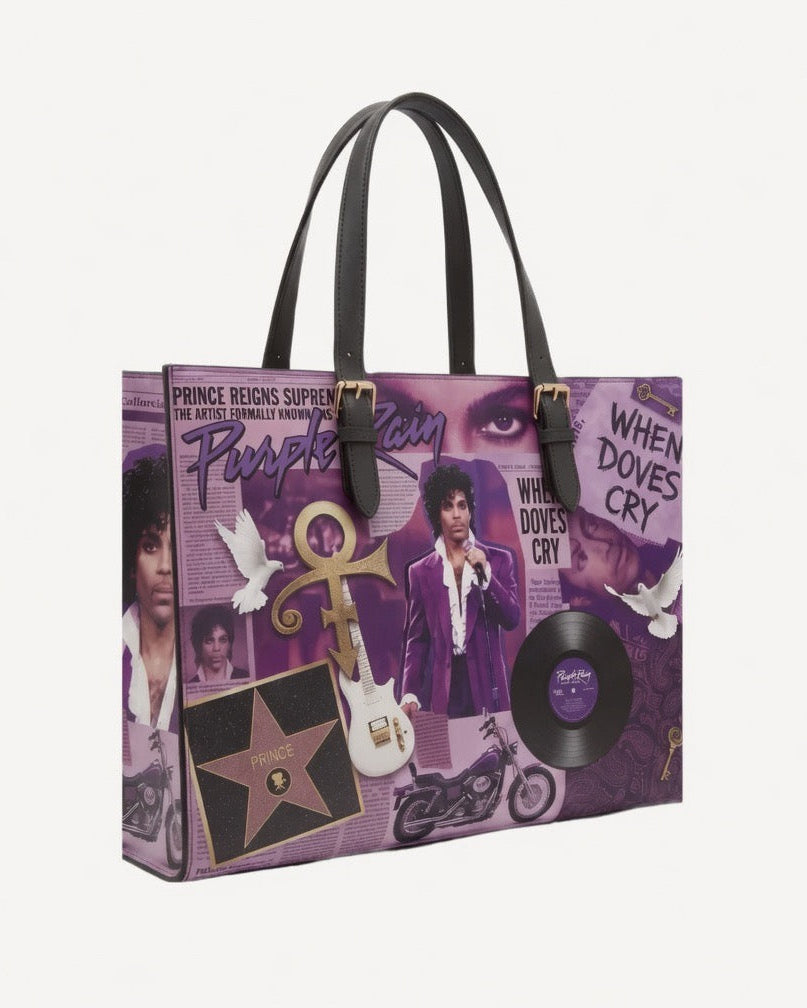 Handmade Prince Tribute Tote Bags